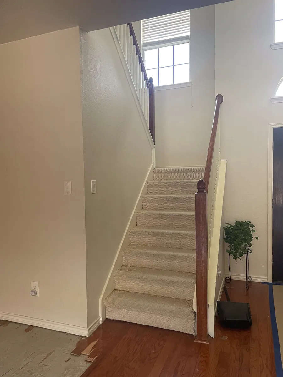 Before: original staircase